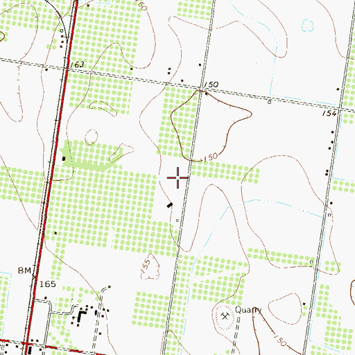 Topographic Map of Alton North Census Designated Place (historical), TX