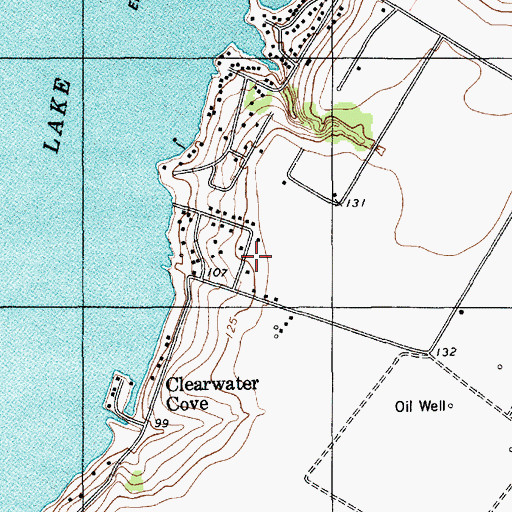 Topographic Map of Edgewater-Paisano Census Designated Place (historical), TX