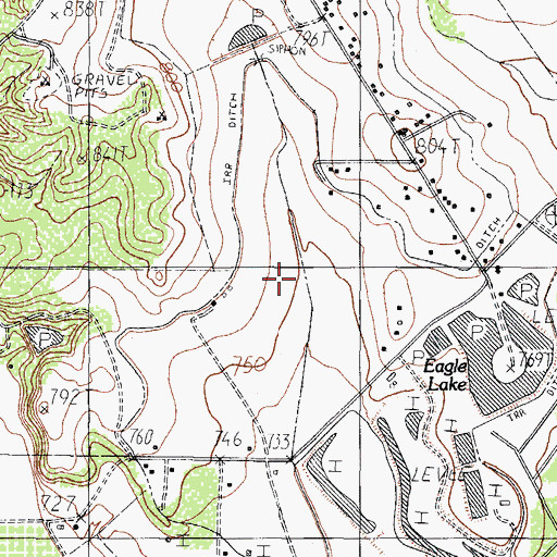 Topographic Map of Eidson Road, TX