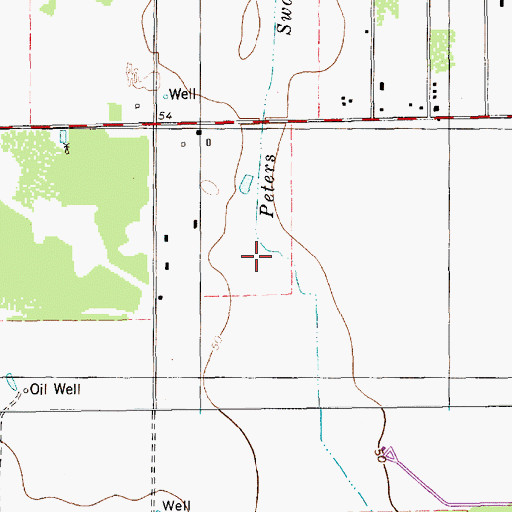 Topographic Map of Morgan Farm Census Designated Place, TX