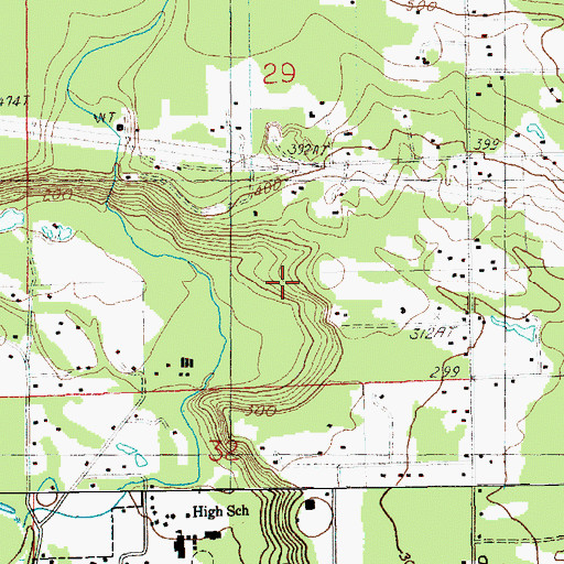Topographic Map of North Sultan, WA