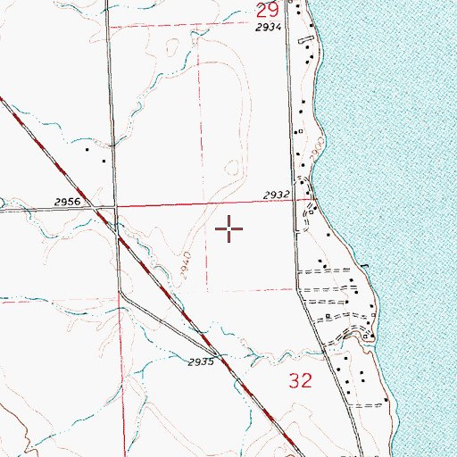 Topographic Map of Jette, MT