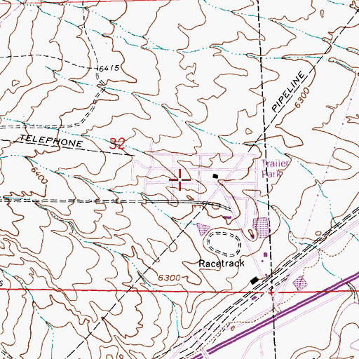 Topographic Map of Clearview Acres, WY