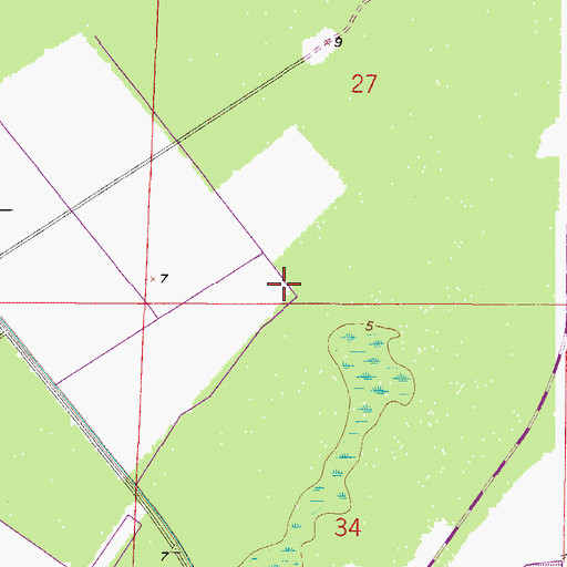 Topographic Map of Lely Resort, FL