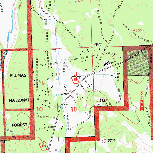 Topographic Map of Iron Horse, CA