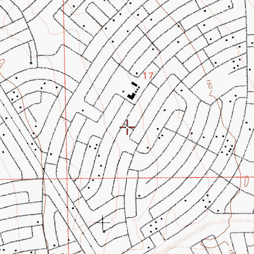 Topographic Map of Salton City, CA