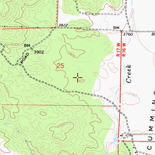 Topographic Map of Stallion Springs, CA