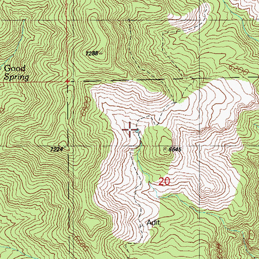 Topographic Map of Cotton Tank, AZ