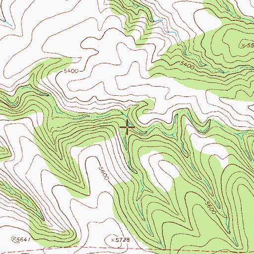 Topographic Map of Cottonwood Spring Number 2, AZ