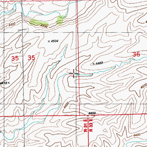 Topographic Map of Franks Tank, AZ