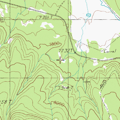 Topographic Map of Hoot Owl Tank, AZ