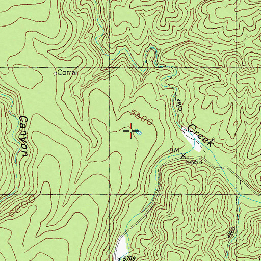 Topographic Map of Holdup Ground Tank, AZ