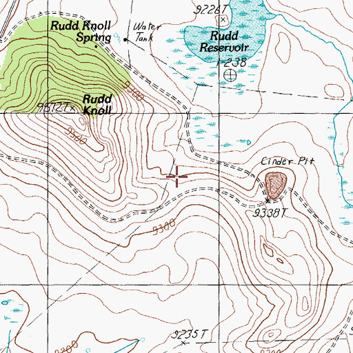 Topographic Map of Bog Tank, AZ