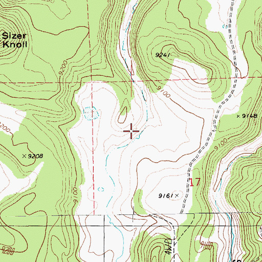 Topographic Map of Hobson Spring, AZ