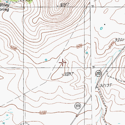 Topographic Map of Fence Spring, AZ