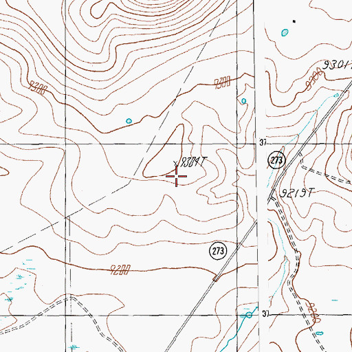 Topographic Map of Seven Springs Well, AZ