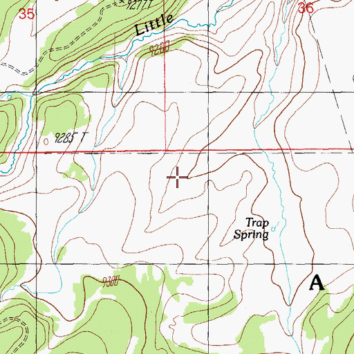 Topographic Map of Voigt Pit Tank Number 1, AZ