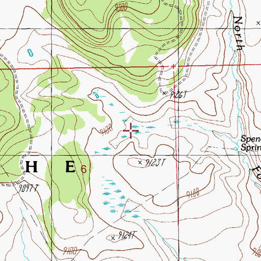 Topographic Map of Track Tank, AZ