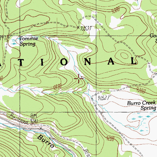 Topographic Map of Trap Spring Number 2, AZ