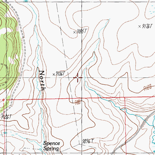 Topographic Map of 72 Tank, AZ