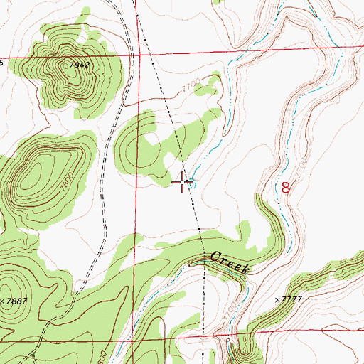 Topographic Map of Big Dry Tank, AZ