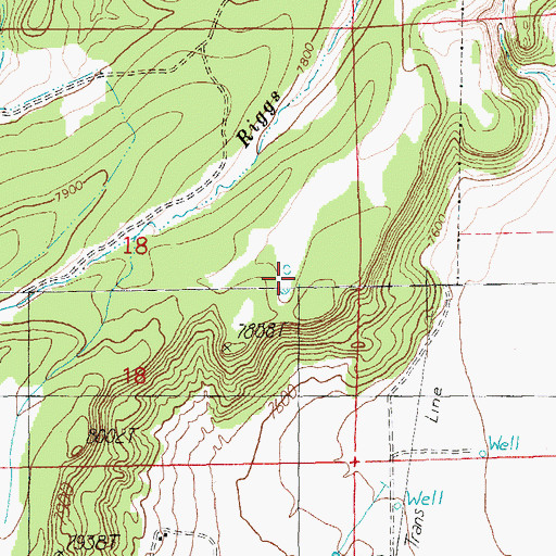 Topographic Map of Mesa Sink Hole, AZ