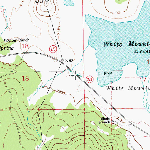 Topographic Map of 273 Tank Number 2, AZ