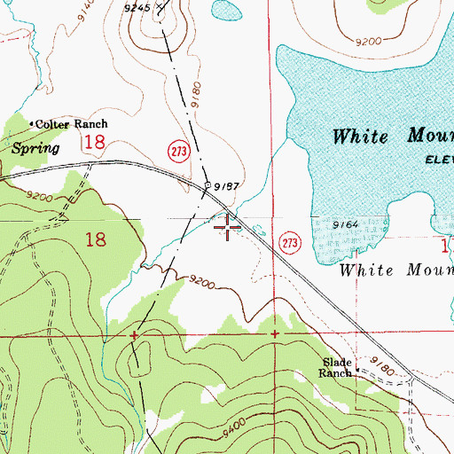 Topographic Map of 273 Tank Number 1, AZ
