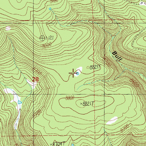 Topographic Map of Skousen Tank, AZ