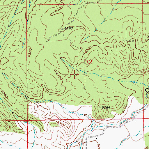 Topographic Map of Ridge Tank, AZ