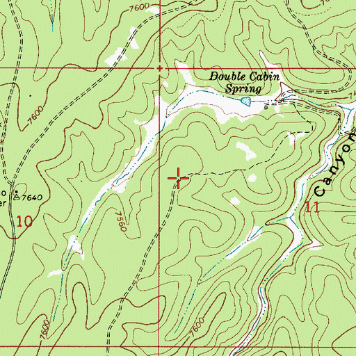 Topographic Map of Besemer Crossing, AZ