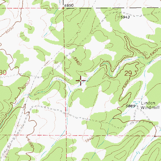 Topographic Map of Deborah Tank, AZ
