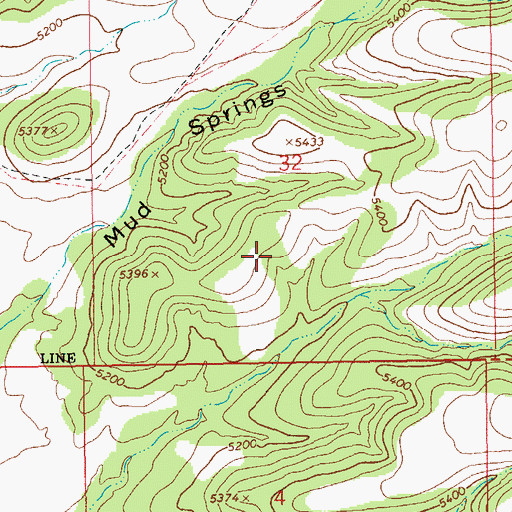 Topographic Map of Trail Tank, AZ