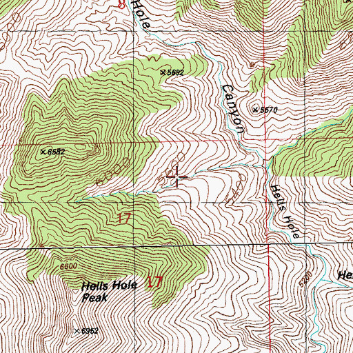 Topographic Map of Willis Spring, AZ