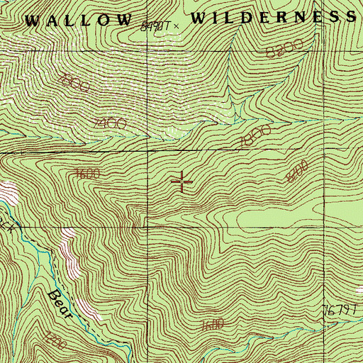 Topographic Map of Warren Tank, AZ