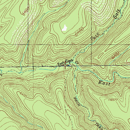 Topographic Map of Eagle Tank, AZ