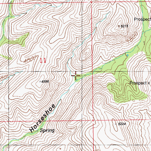 Topographic Map of Seneca Corral, AZ