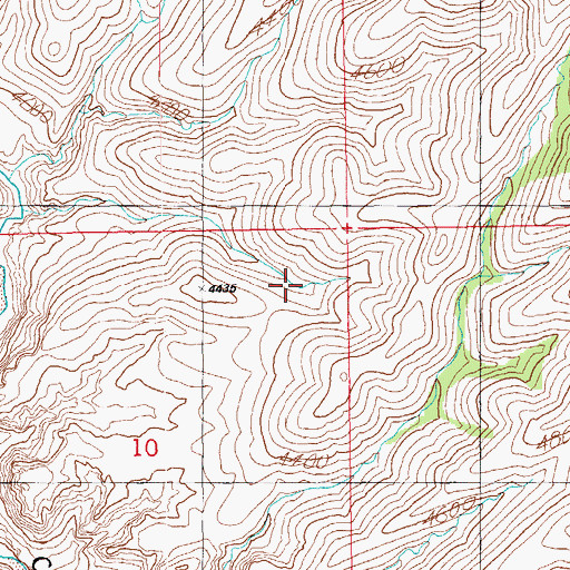 Topographic Map of Poor Farm Spring, AZ