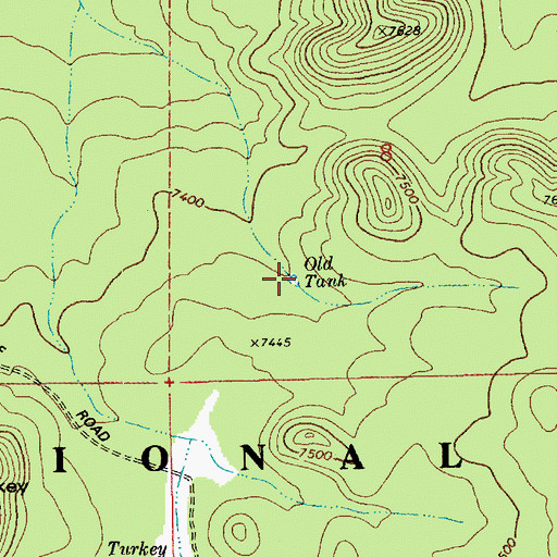 Topographic Map of Apprentice Tank, AZ