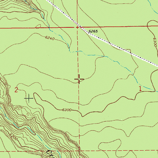 Topographic Map of Redhead Marsh, AZ