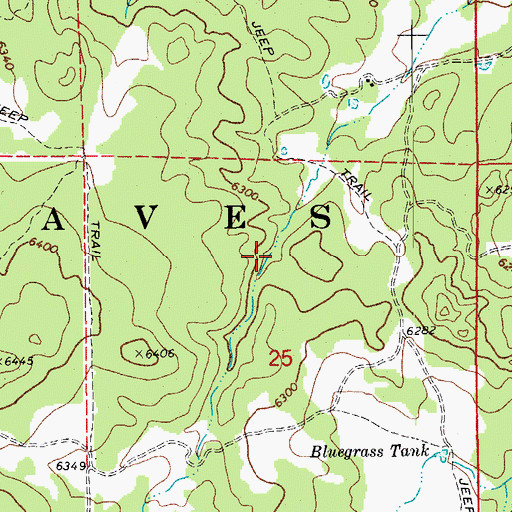 Topographic Map of Silt Tank, AZ