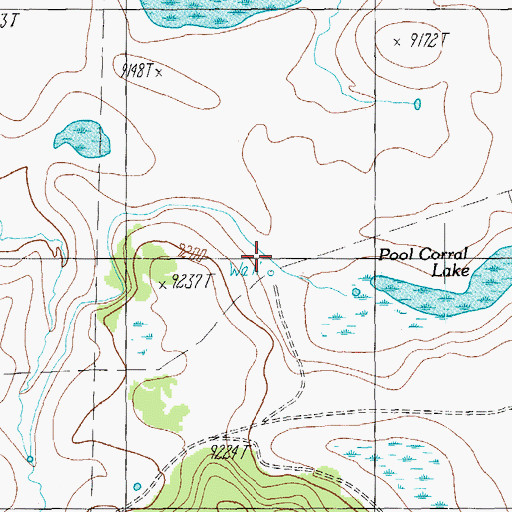 Topographic Map of Reservoir Spring, AZ