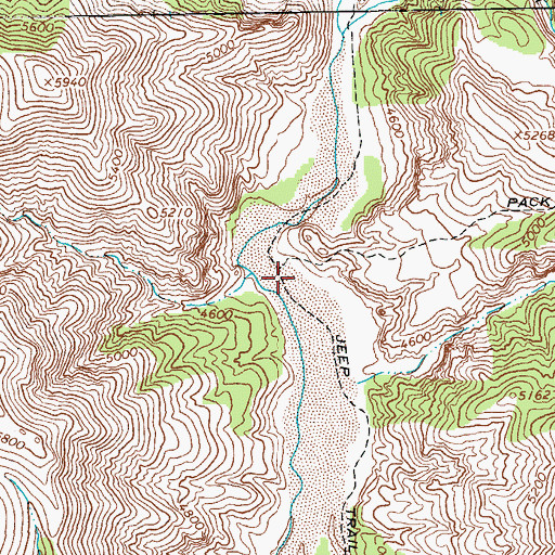 Topographic Map of Baseline Corral, AZ