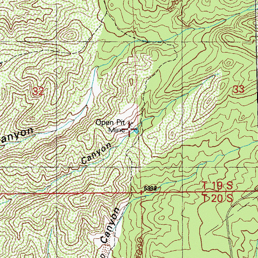 Topographic Map of Bootleg Tank, NM
