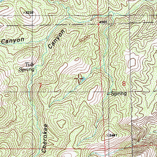 Topographic Map of Turner Tank, NM