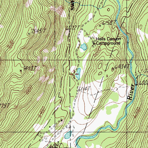 Topographic Map of Armour Pond, MT