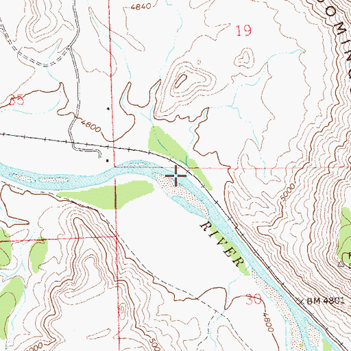 Topographic Map of Wells Gulch, CO