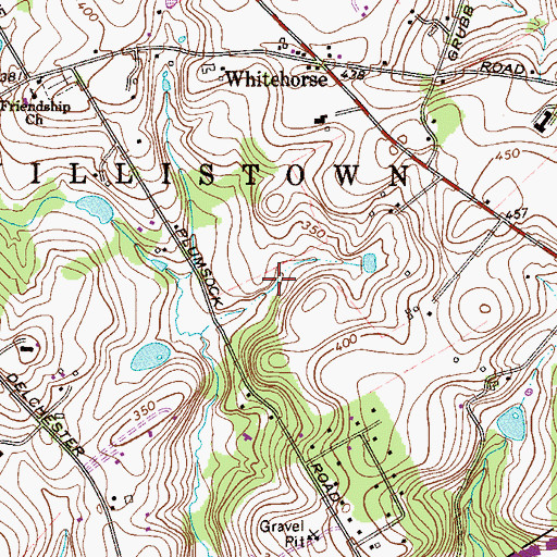 Topographic Map of Hibberd Run, PA