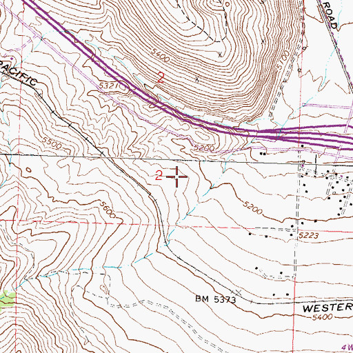 Topographic Map of Jenne Ravine, NV