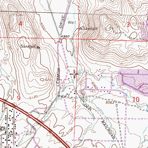 Topographic Map of Lingle Ravine, NV